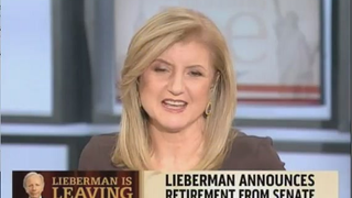 Arianna Huffington Is Joe Lieberman's "Sweetheart"